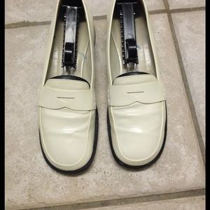 Prada beige loafers size 38.5